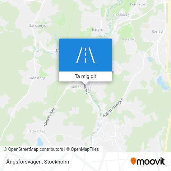 Ängsforsvägen karta