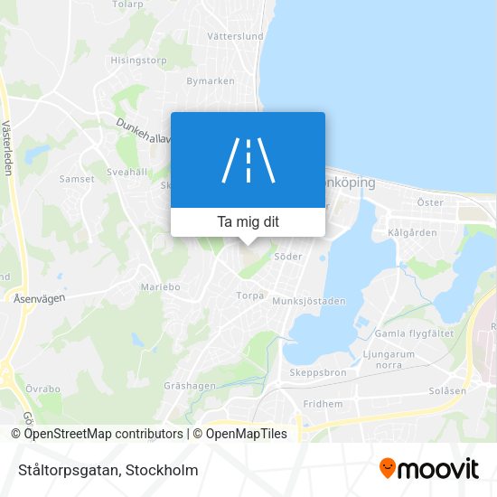 Ståltorpsgatan karta