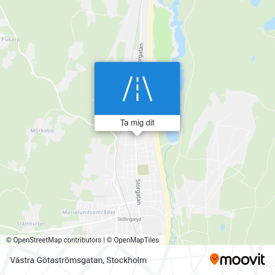 Västra Götaströmsgatan karta