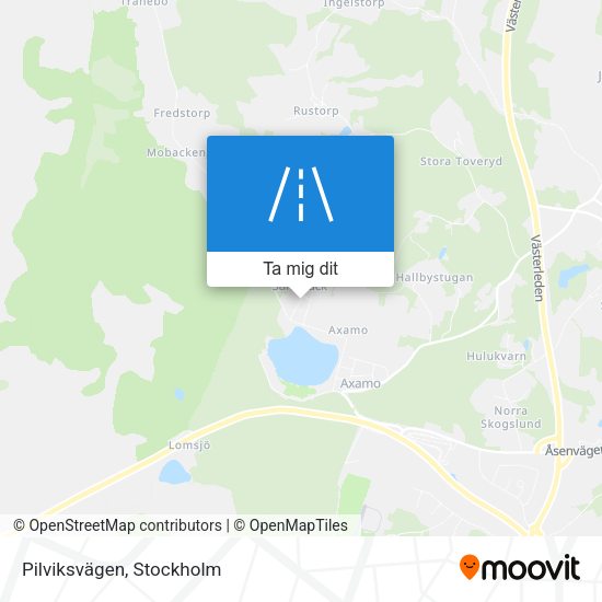 Pilviksvägen karta
