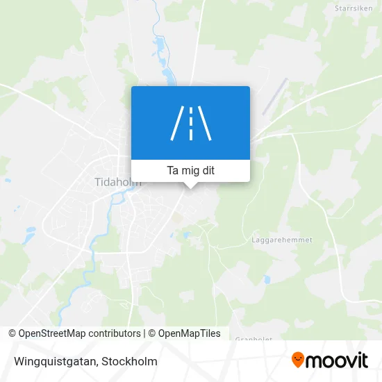 Wingquistgatan karta