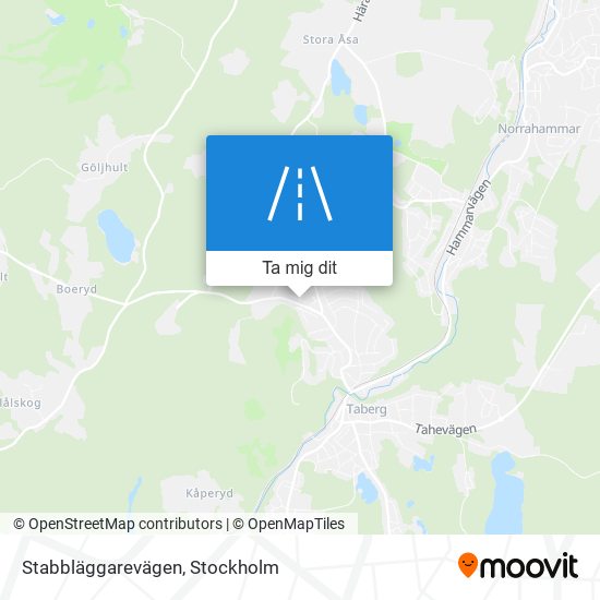 Stabbläggarevägen karta