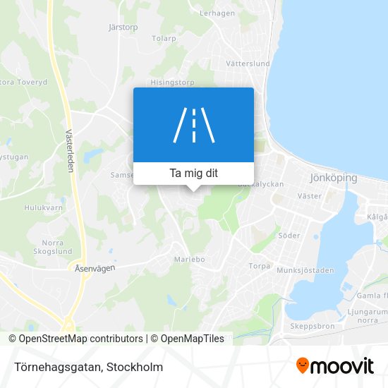 Törnehagsgatan karta