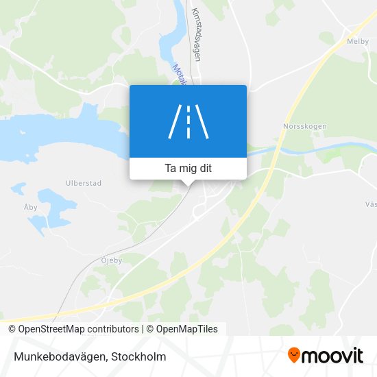 Munkebodavägen karta