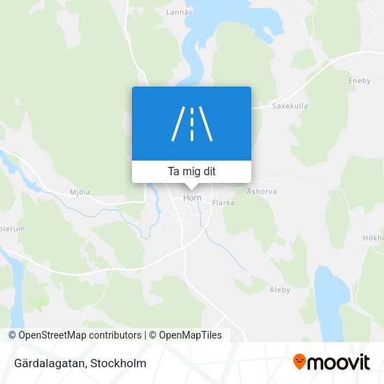 Gärdalagatan karta