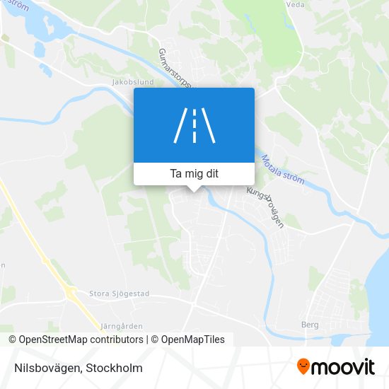 Nilsbovägen karta