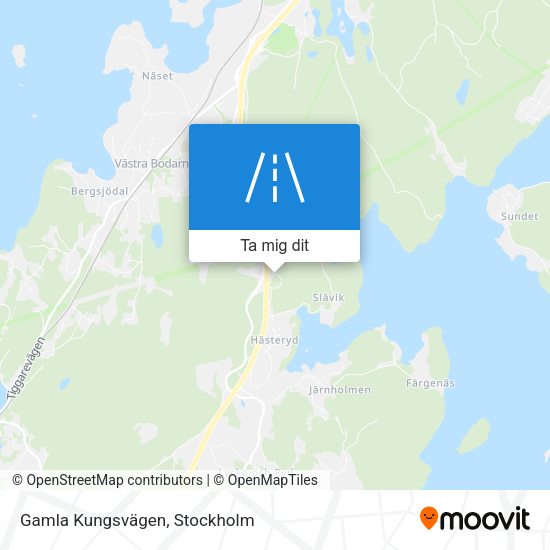 Gamla Kungsvägen karta