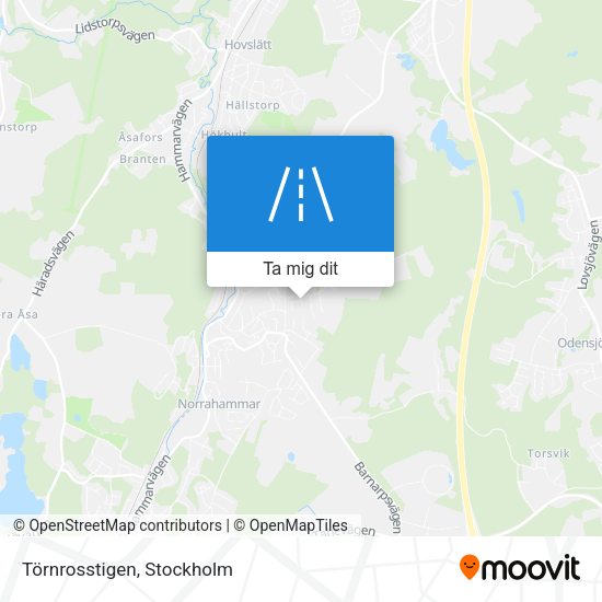 Törnrosstigen karta