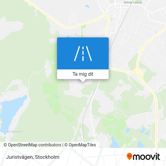 Juristvägen karta