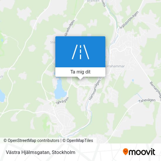 Västra Hjälmsgatan karta