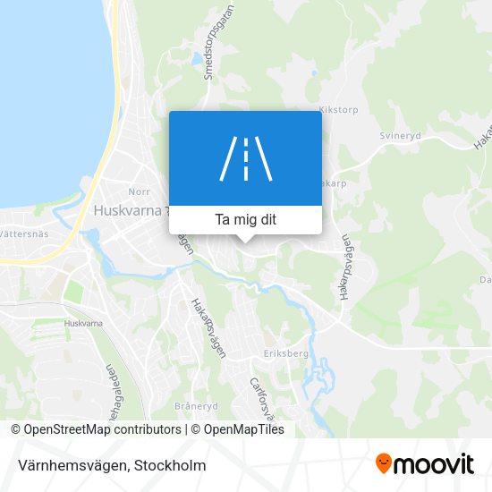 Värnhemsvägen karta