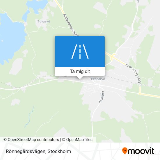Rönnegårdsvägen karta