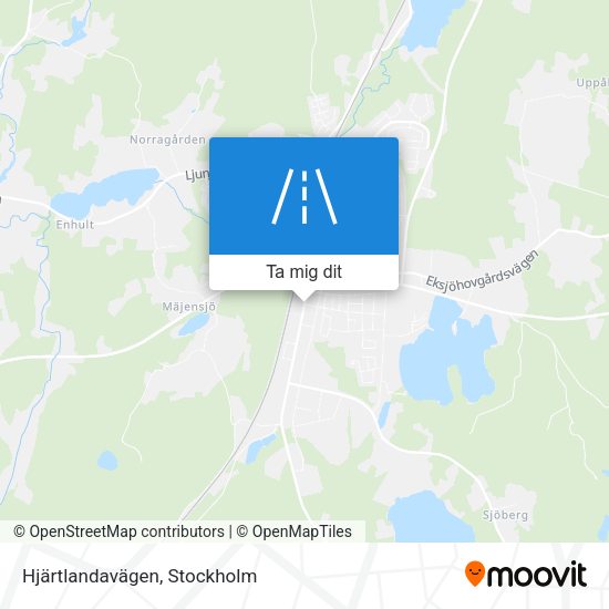 Hjärtlandavägen karta