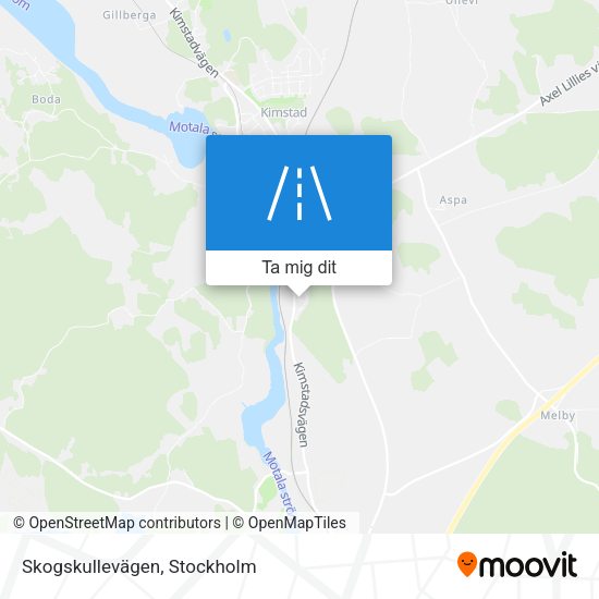 Skogskullevägen karta