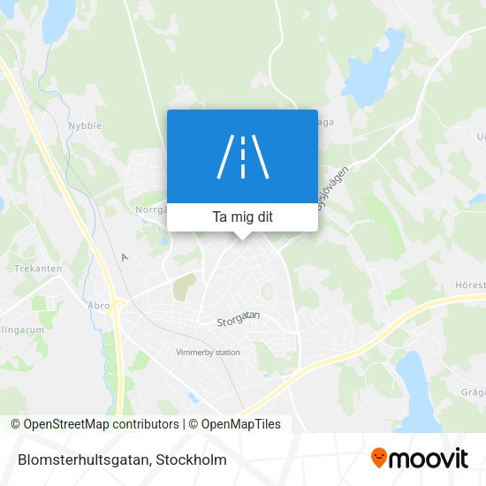 Blomsterhultsgatan karta