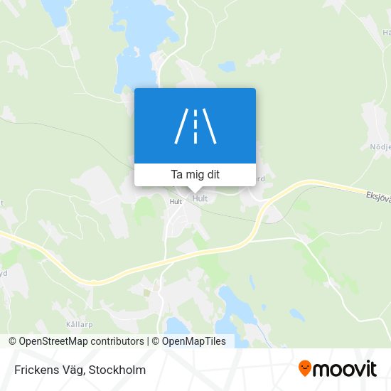 Frickens Väg karta