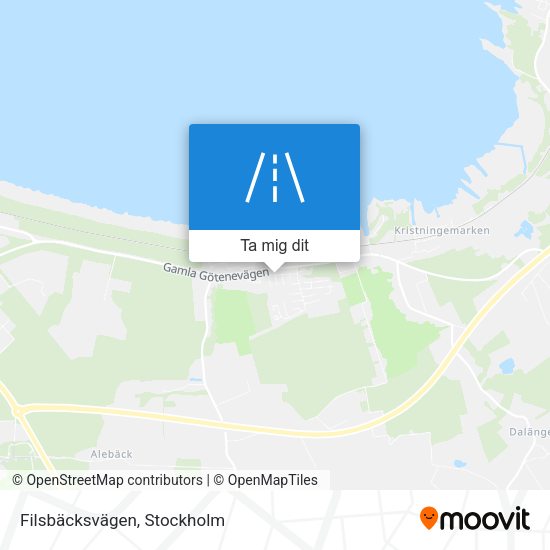Filsbäcksvägen karta