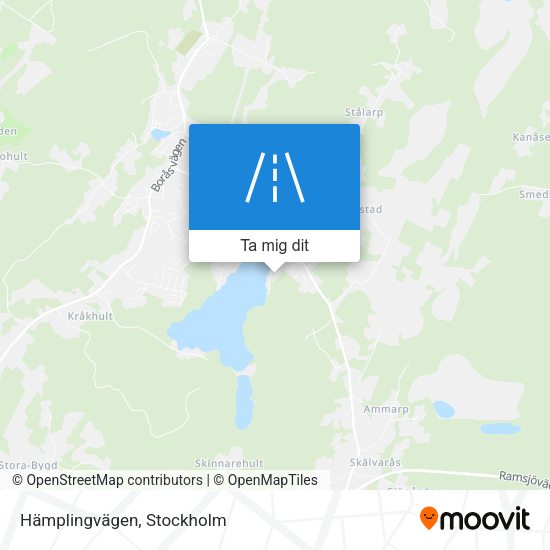 Hämplingvägen karta