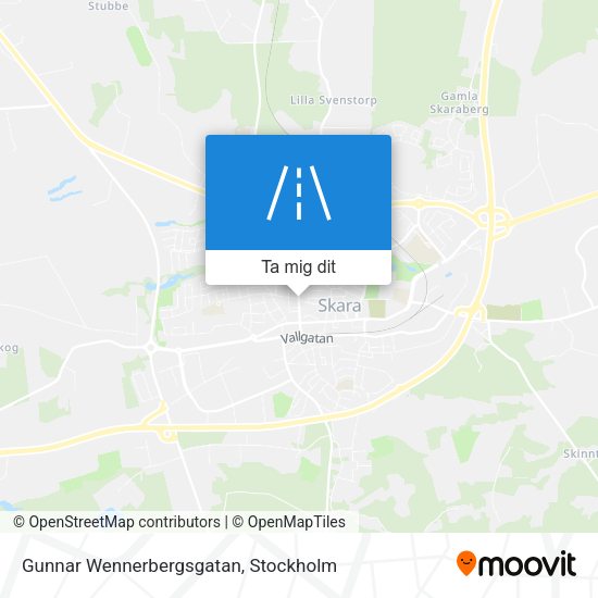 Gunnar Wennerbergsgatan karta
