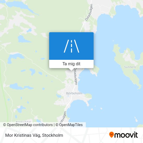 Mor Kristinas Väg karta