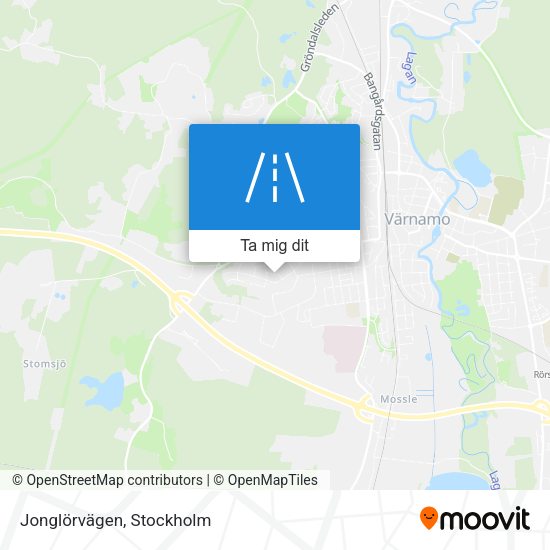 Jonglörvägen karta