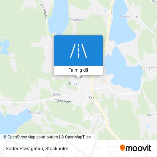Södra Prästgatan karta