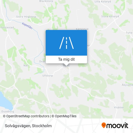 Solvågsvägen karta