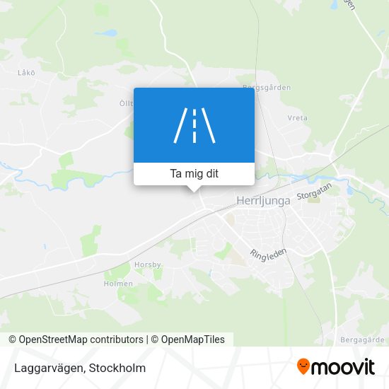 Laggarvägen karta