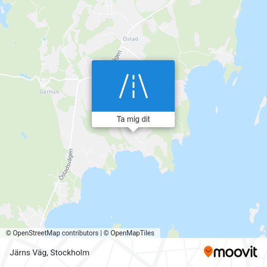 Järns Väg karta
