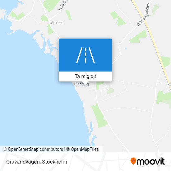 Gravandvägen karta