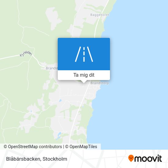 Blåbärsbacken karta