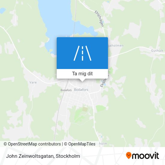 John Zeinwoltsgatan karta