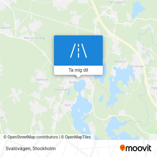 Svalövägen karta