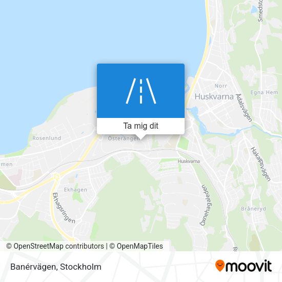 Banérvägen karta