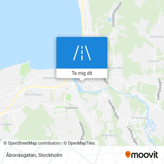 Åbonäsgatan karta
