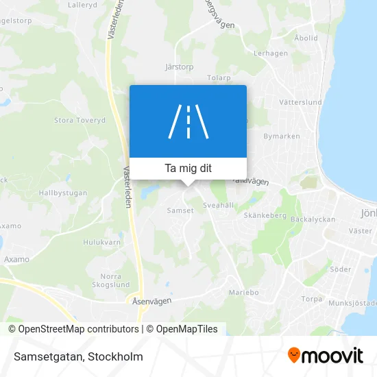 Samsetgatan karta