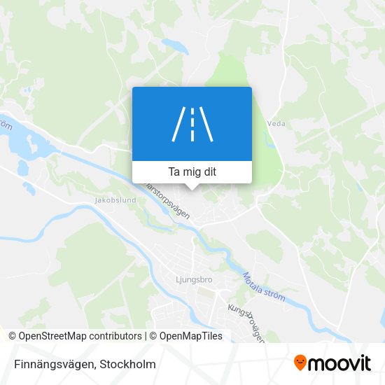 Finnängsvägen karta