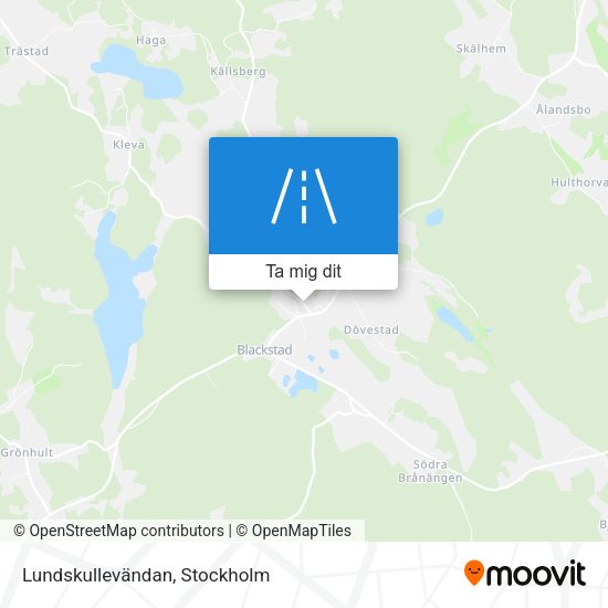 Lundskullevändan karta