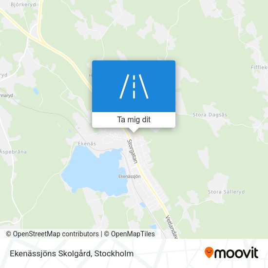 Ekenässjöns Skolgård karta