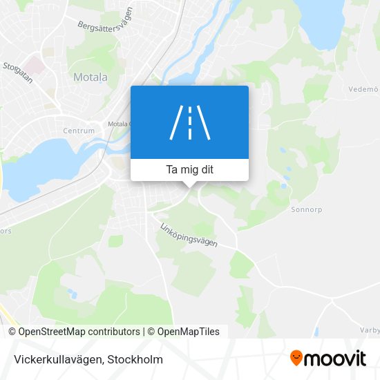 Vickerkullavägen karta
