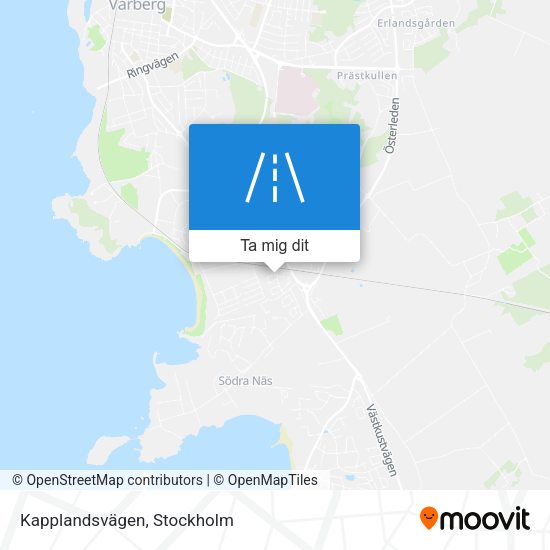 Kapplandsvägen karta