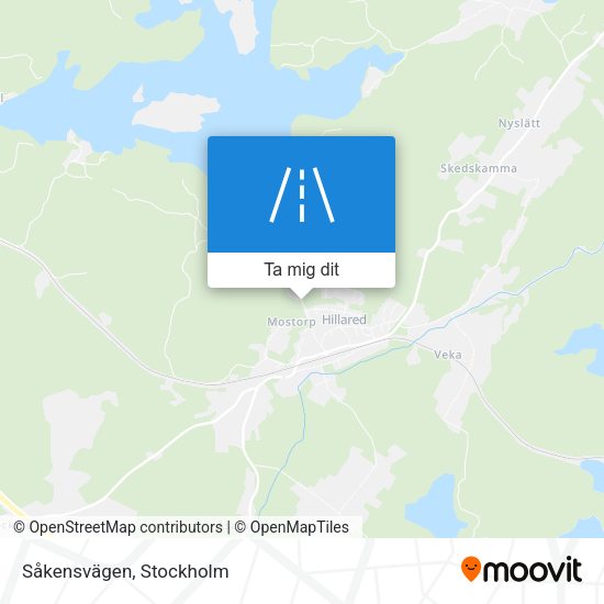 Såkensvägen karta