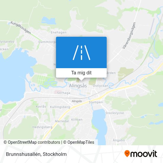 Brunnshusallén karta
