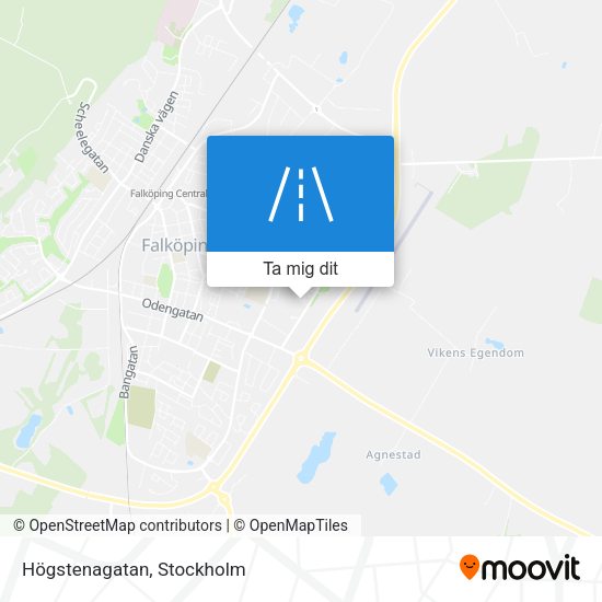 Högstenagatan karta