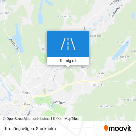 Kronängsvägen karta