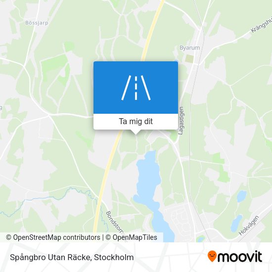 Spångbro Utan Räcke karta
