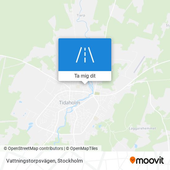 Vattningstorpsvägen karta