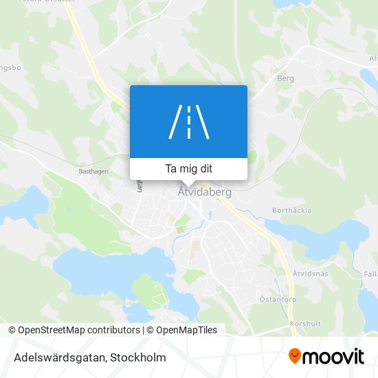 Adelswärdsgatan karta