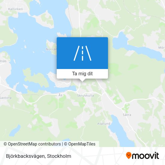 Björkbacksvägen karta