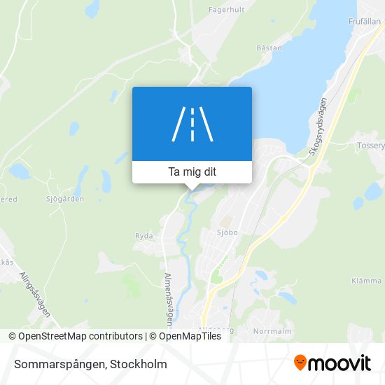 Sommarspången karta